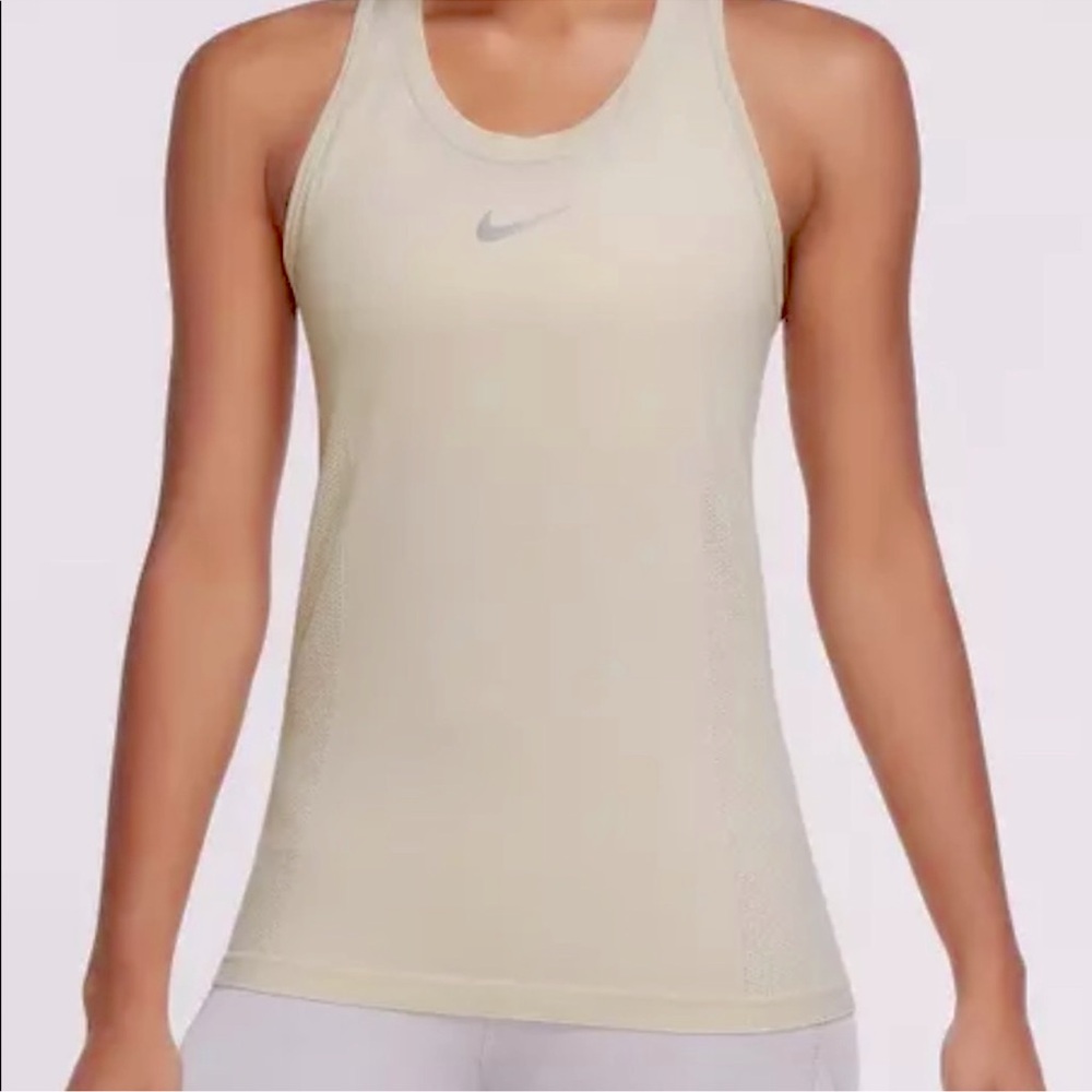 NWT Nike Infinite Tank Top “Oatmeal Nude”